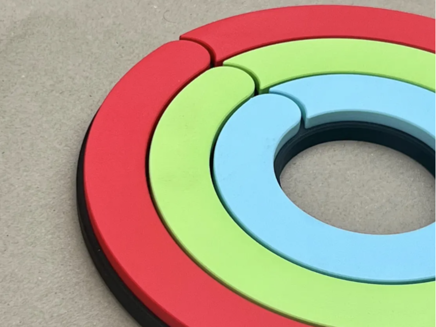 Apple Fitness Rings Home Gym Sign