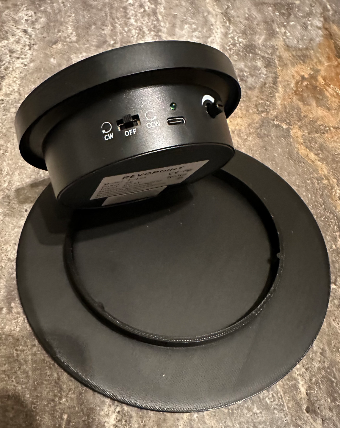 Revopoint scanner, mini turntable, 125mm to 200mm target mat