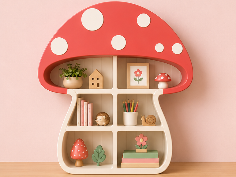 Mushroom Nook Shelf — your coziest little shelf!