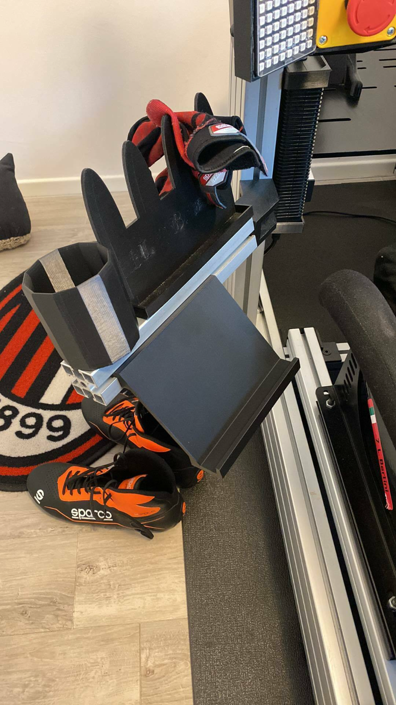 Sim Racing Keyboard Holder Profile 45mm and 40mm