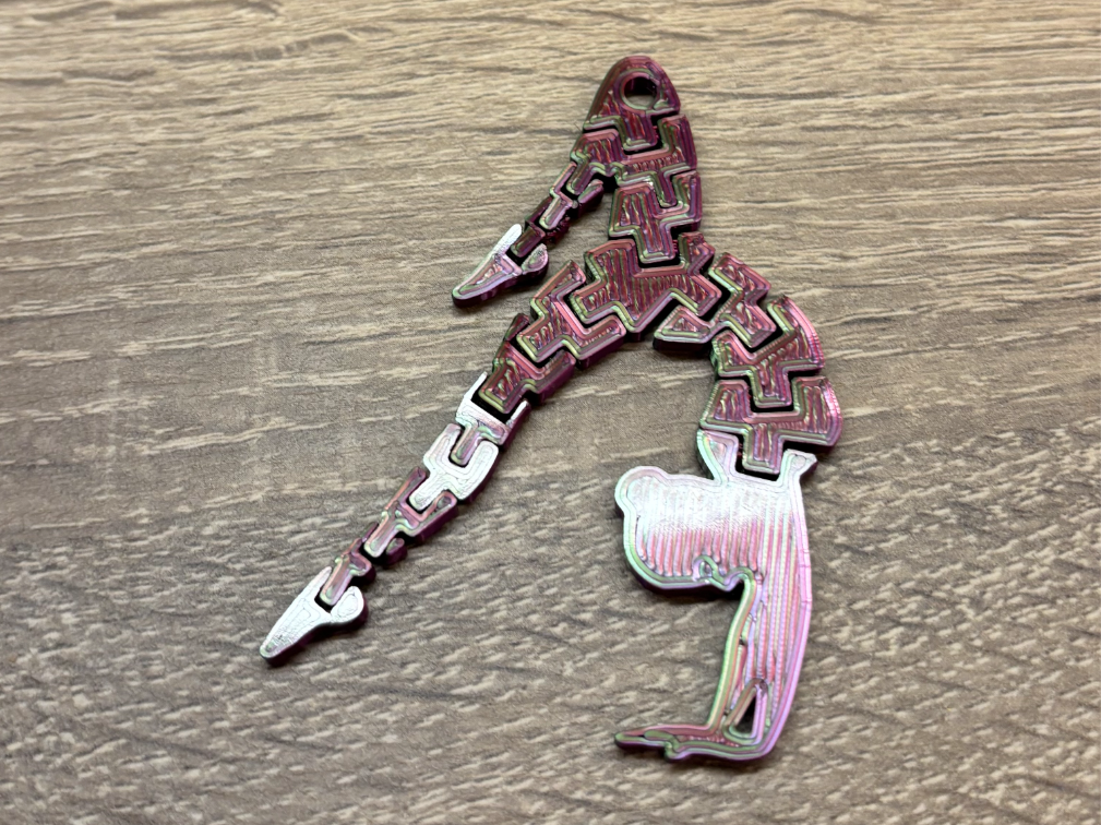Gymnast Flexi Keychain or Decoration V1
