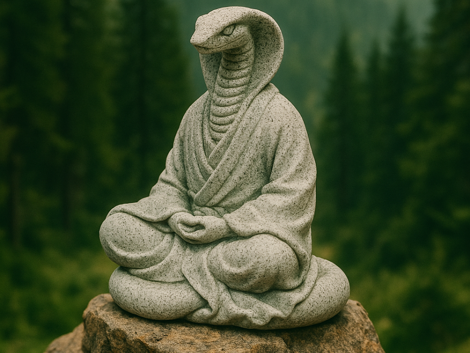 Snake meditate