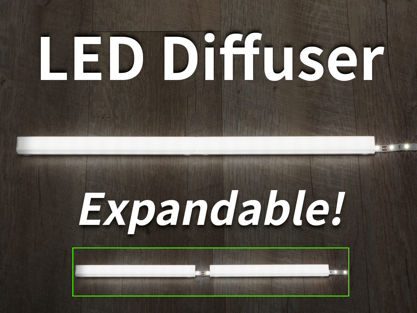 8 mm LED Strip Light Diffuser (Govee Compatible)
