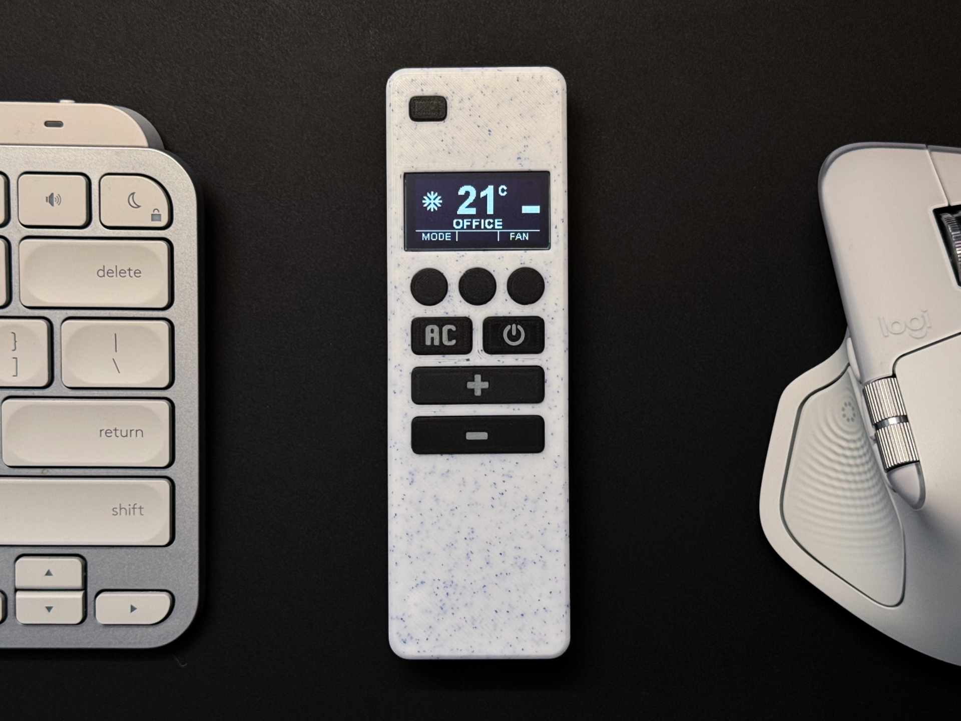 Home Assistant ESPHome Remote with OLED display!