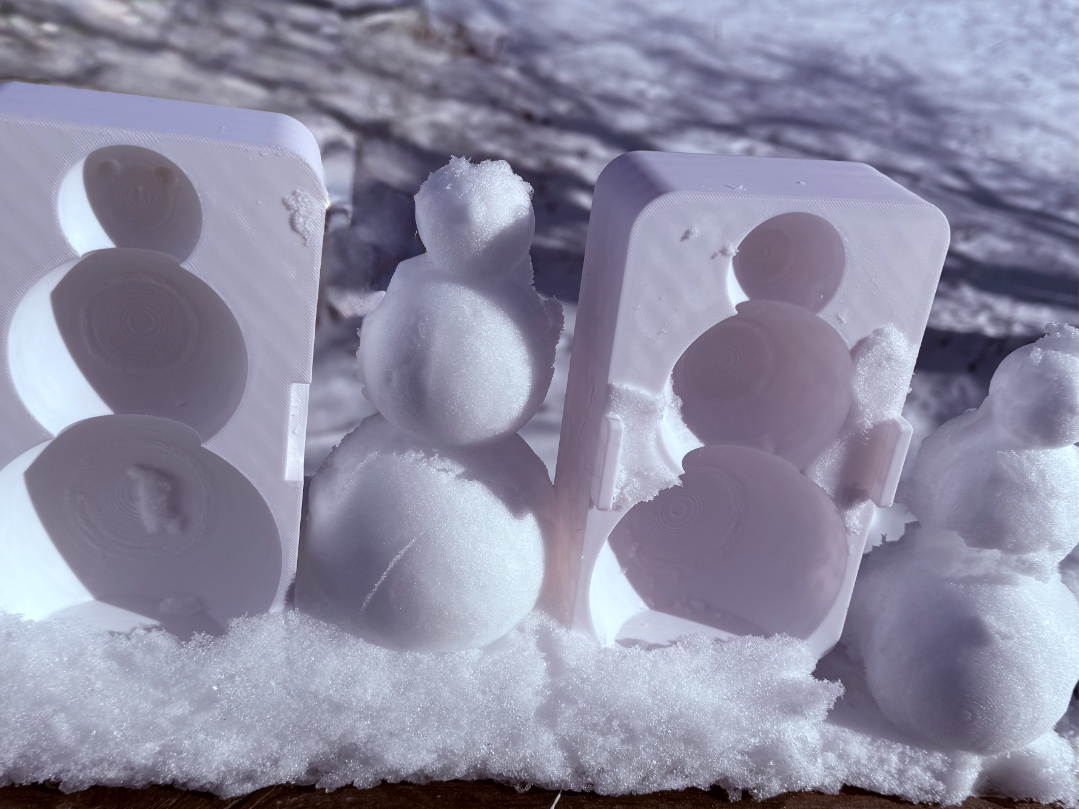 Snow Man Mold
