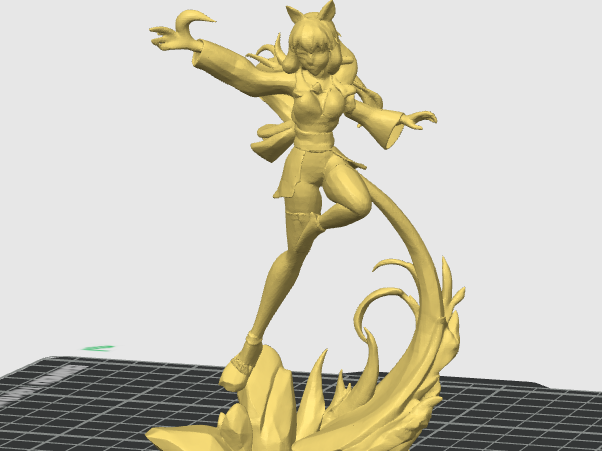Fantasy Girl with Magic Effect Base