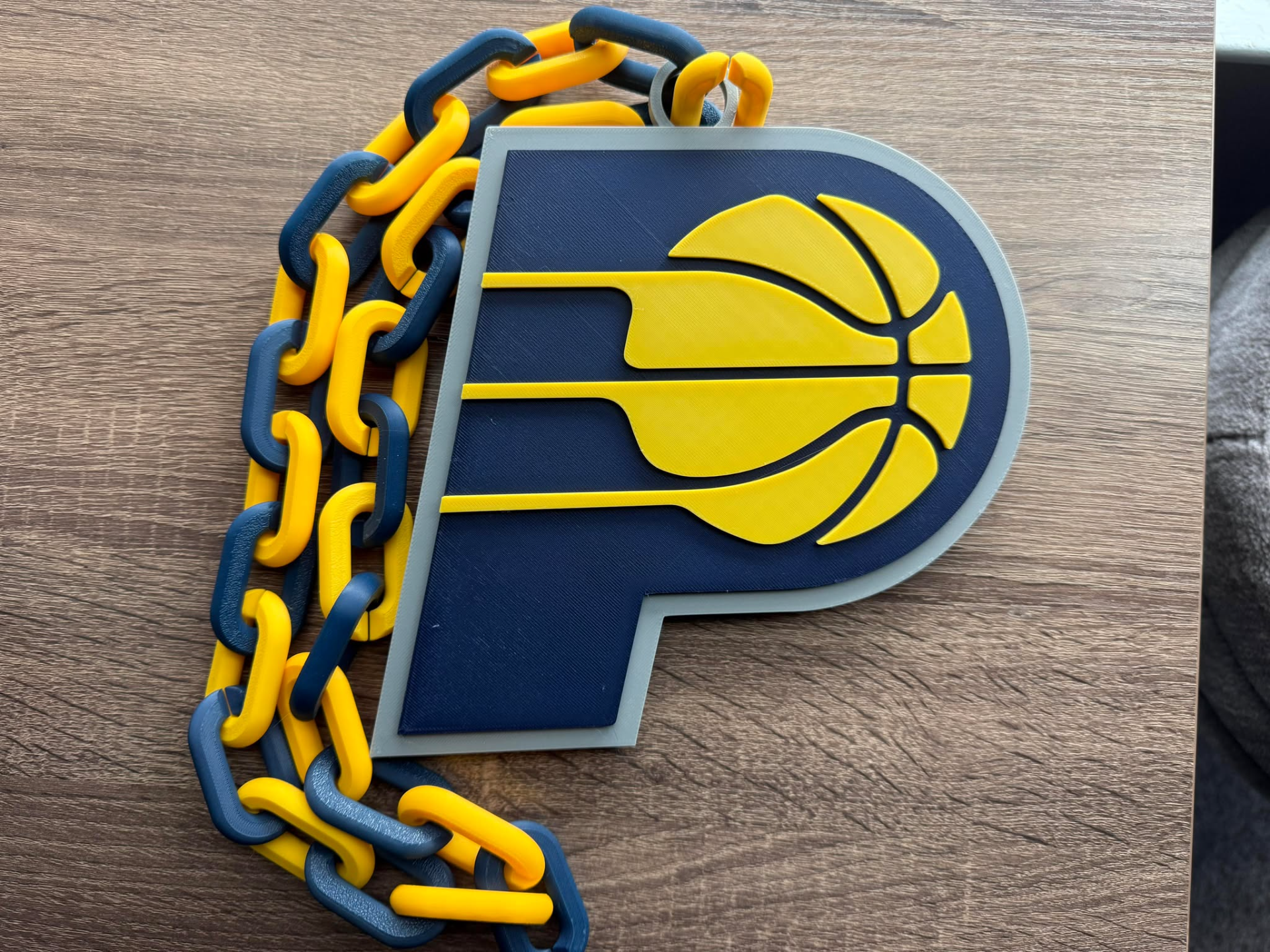Indiana Pacers Oversized Necklace, Pendant