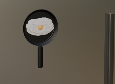 Fridge Magnet Fried Egg