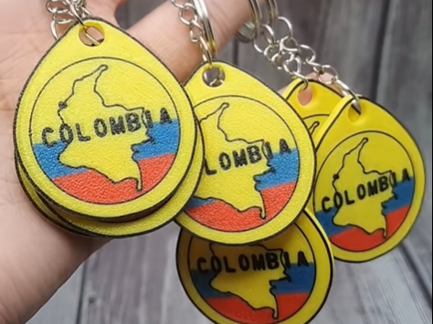 llavero tradicional de Colombia
