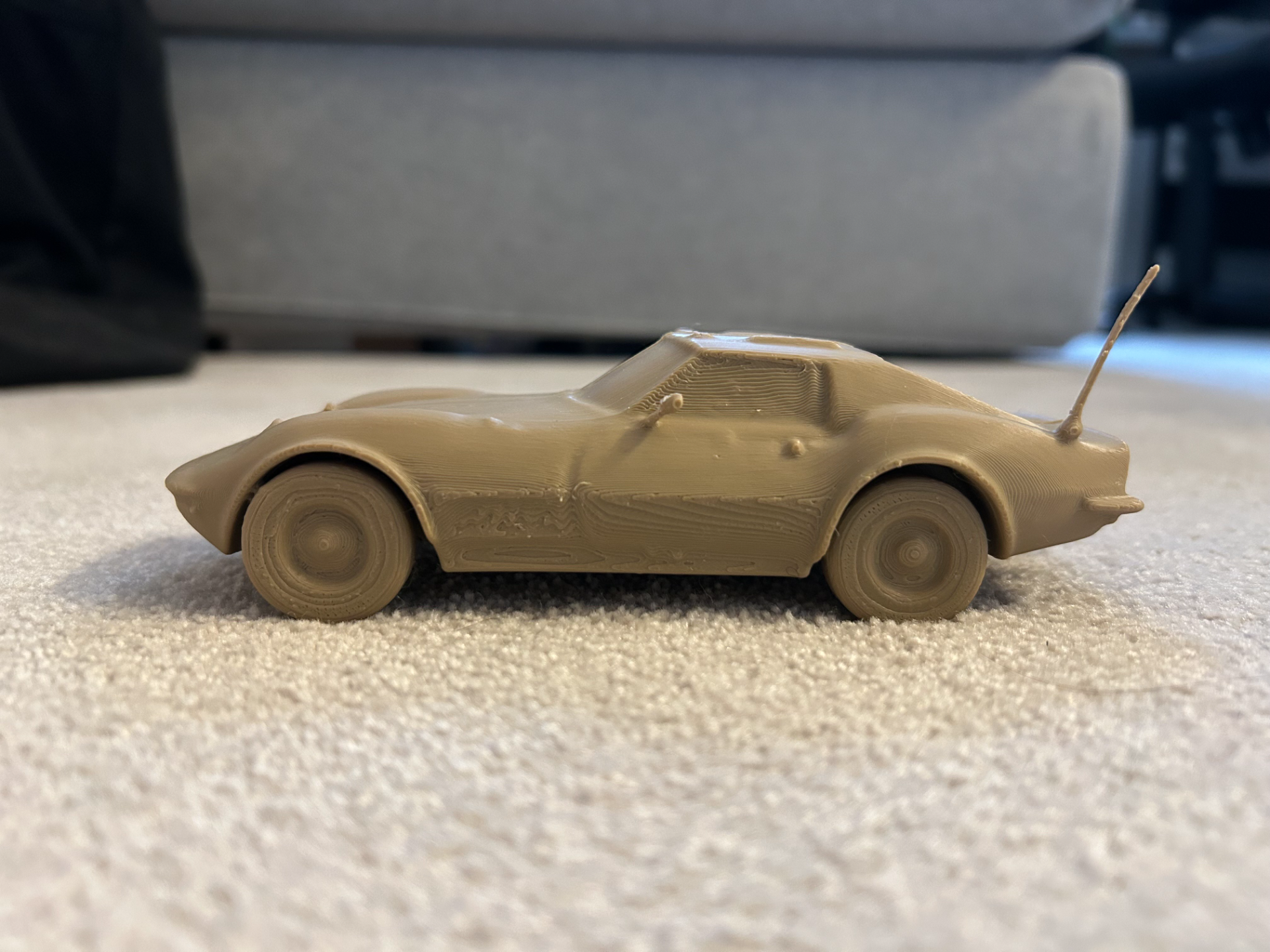 Corvette car desk accessory