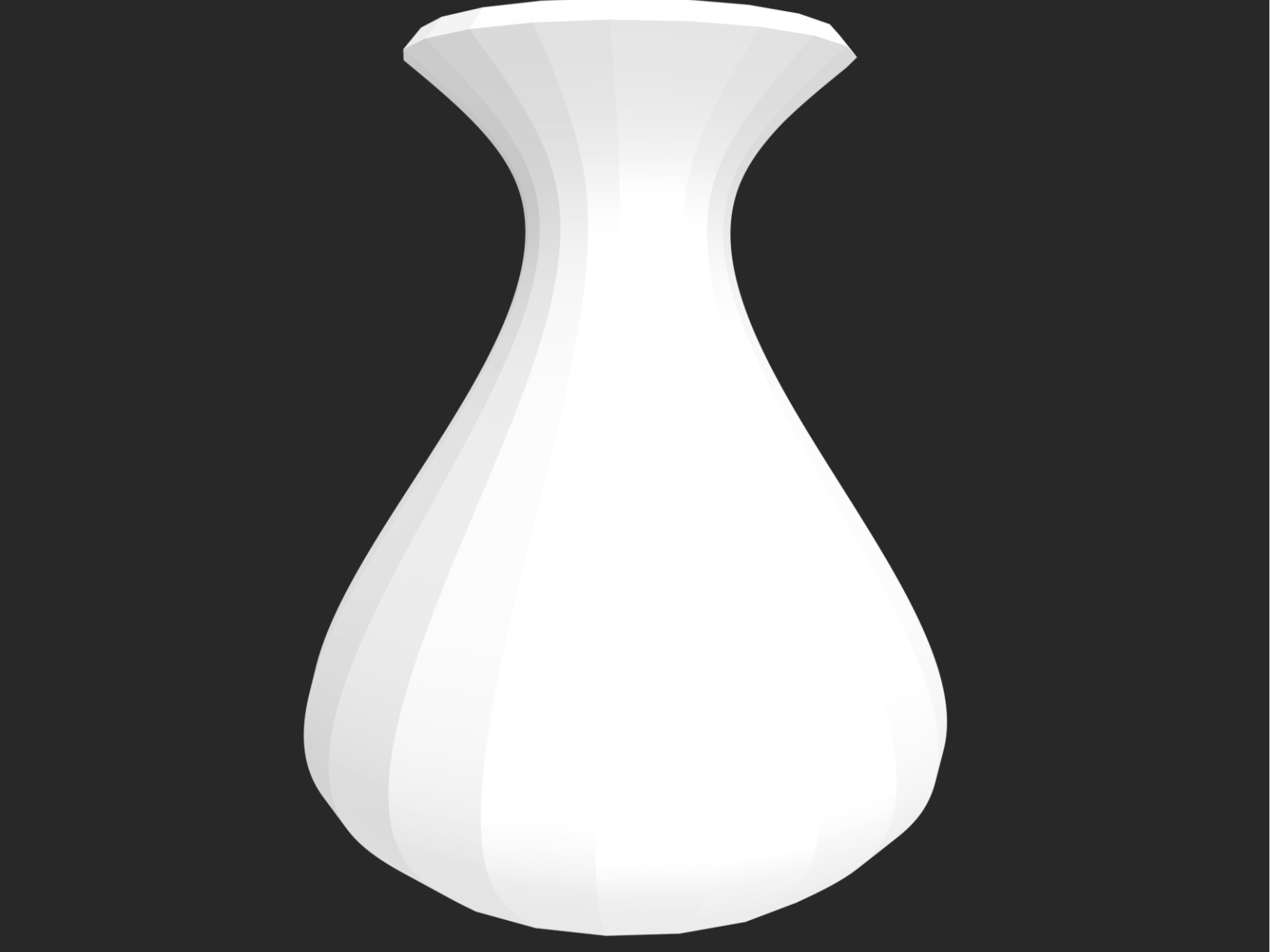 Vase polygon pretty