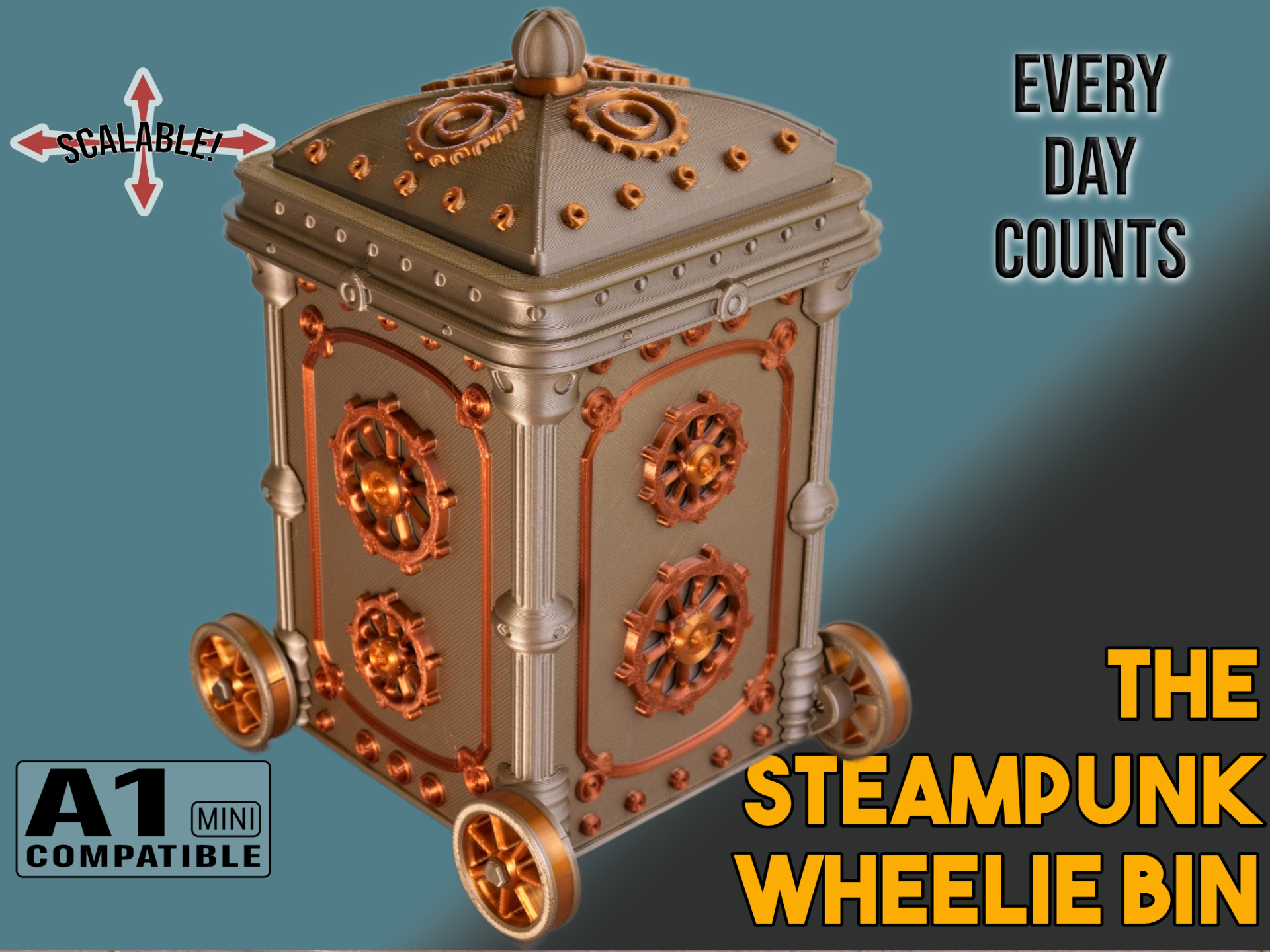 The Steampunk Wheelie Bin