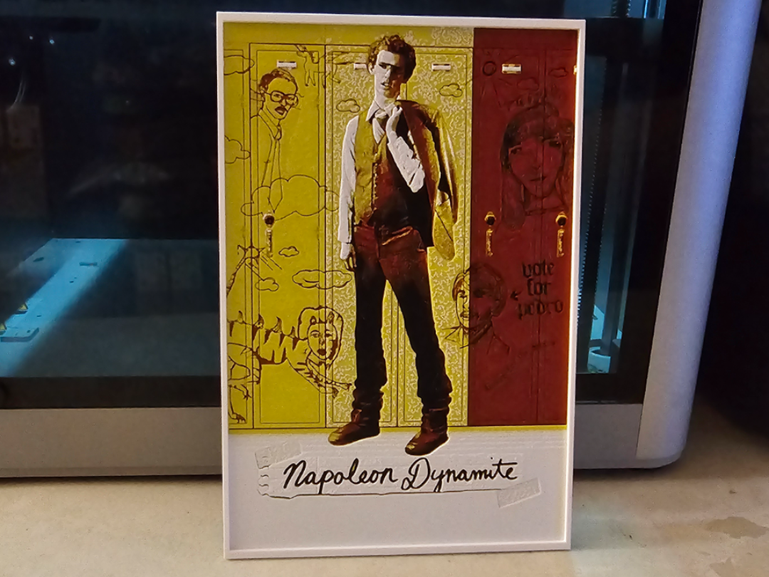 Napoleon Dynamite Movie Poster - Hueforge Art