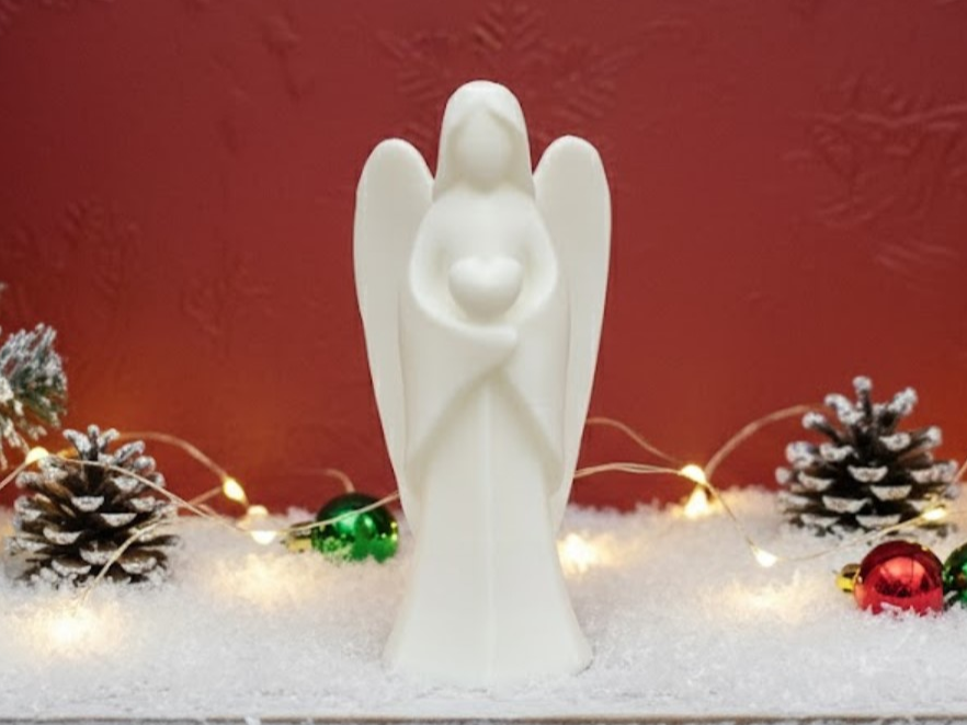 Italian Guardian Angel with heart