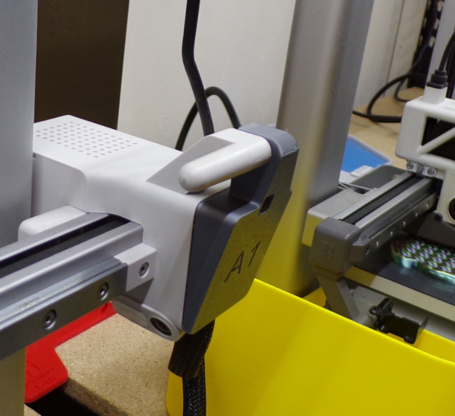 A1 X Axis Motor Cover Repair Stiffener