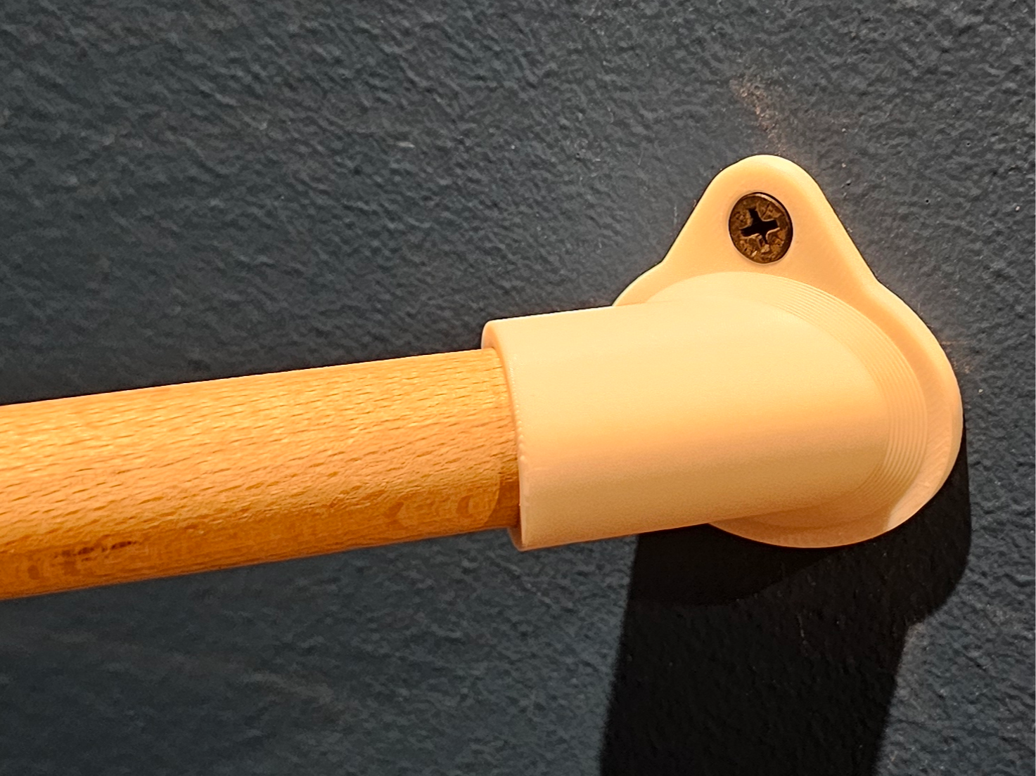 Wall Corner 45deg Dowel Bracket Rack