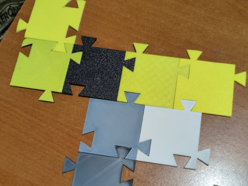 Anti-Waste Puzzle Mosaic Flush Object/Purge Tower