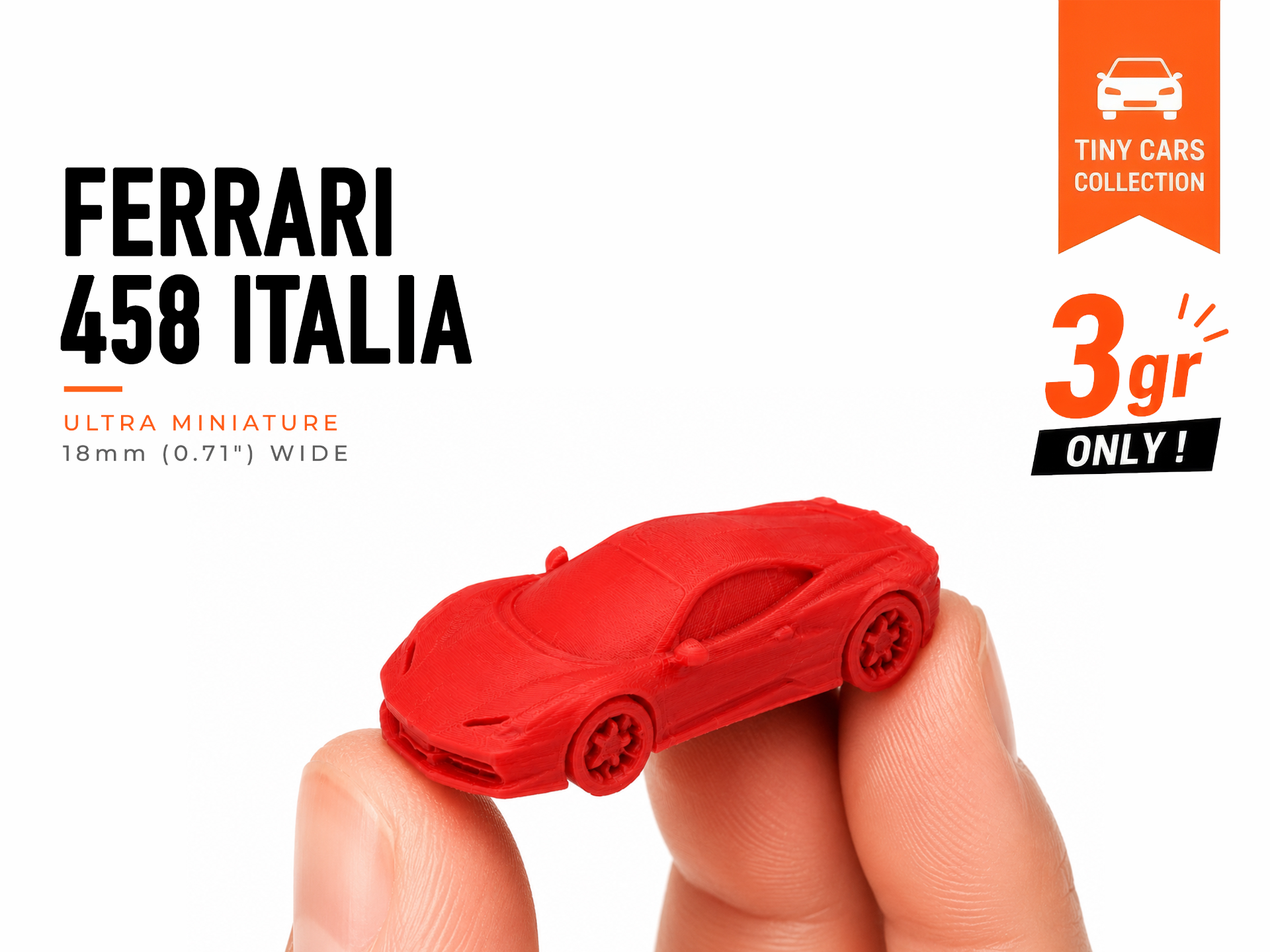Tiny Ferrari 458 Italia - Mini Cars Series