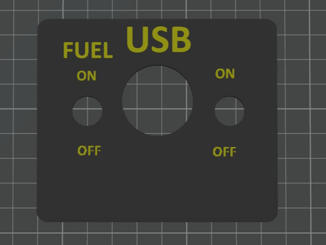 Ford XA Falcon dash plate