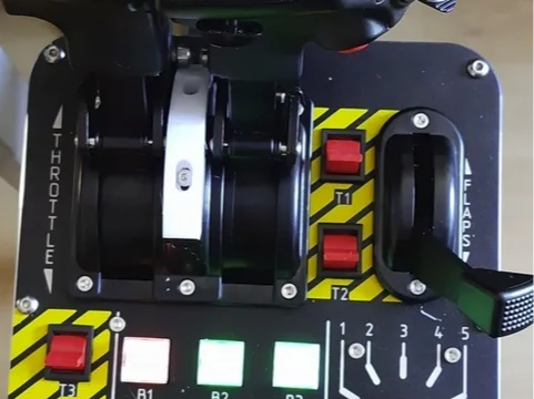 Virpil Throttle MT-50 CM3 clean detent