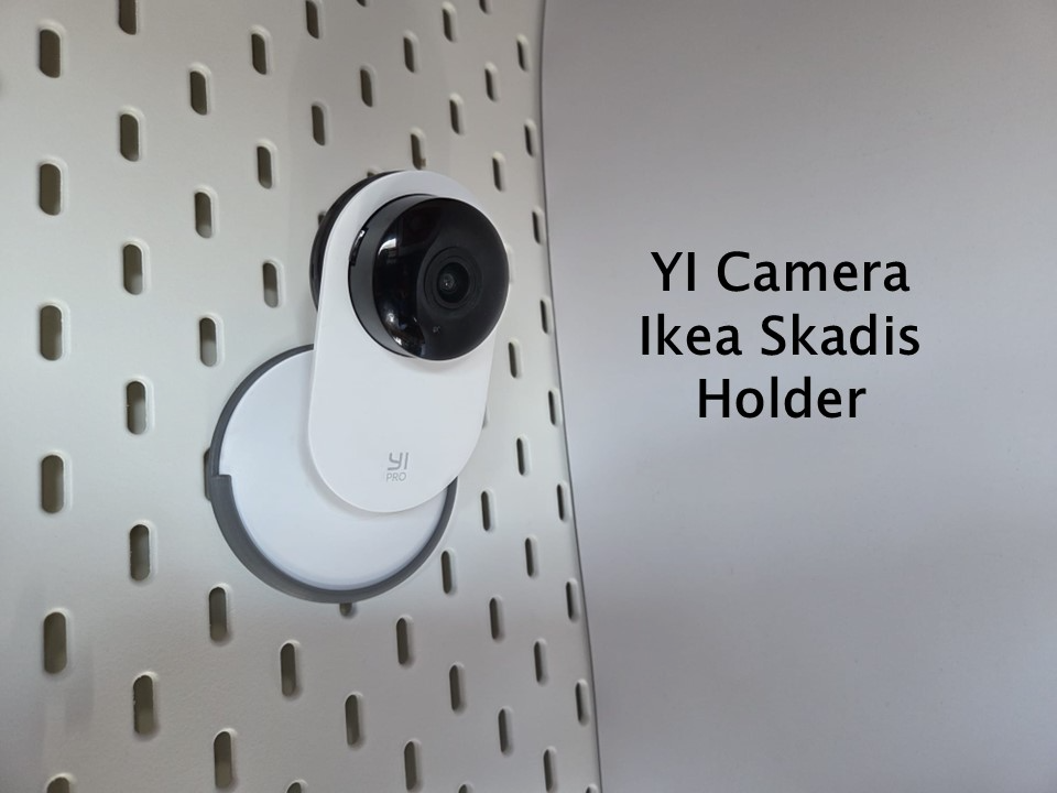 YI Camera Ikea Skadis Holder
