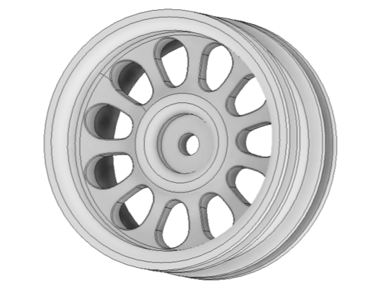 1/10 RC rim for rubber tire