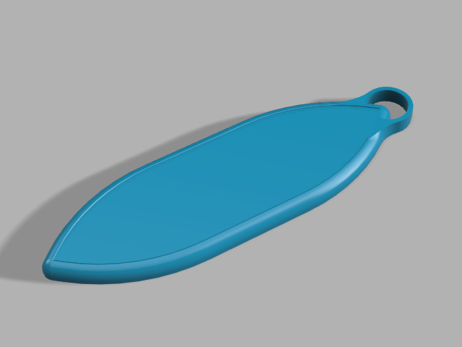 Surfboard Keychain 