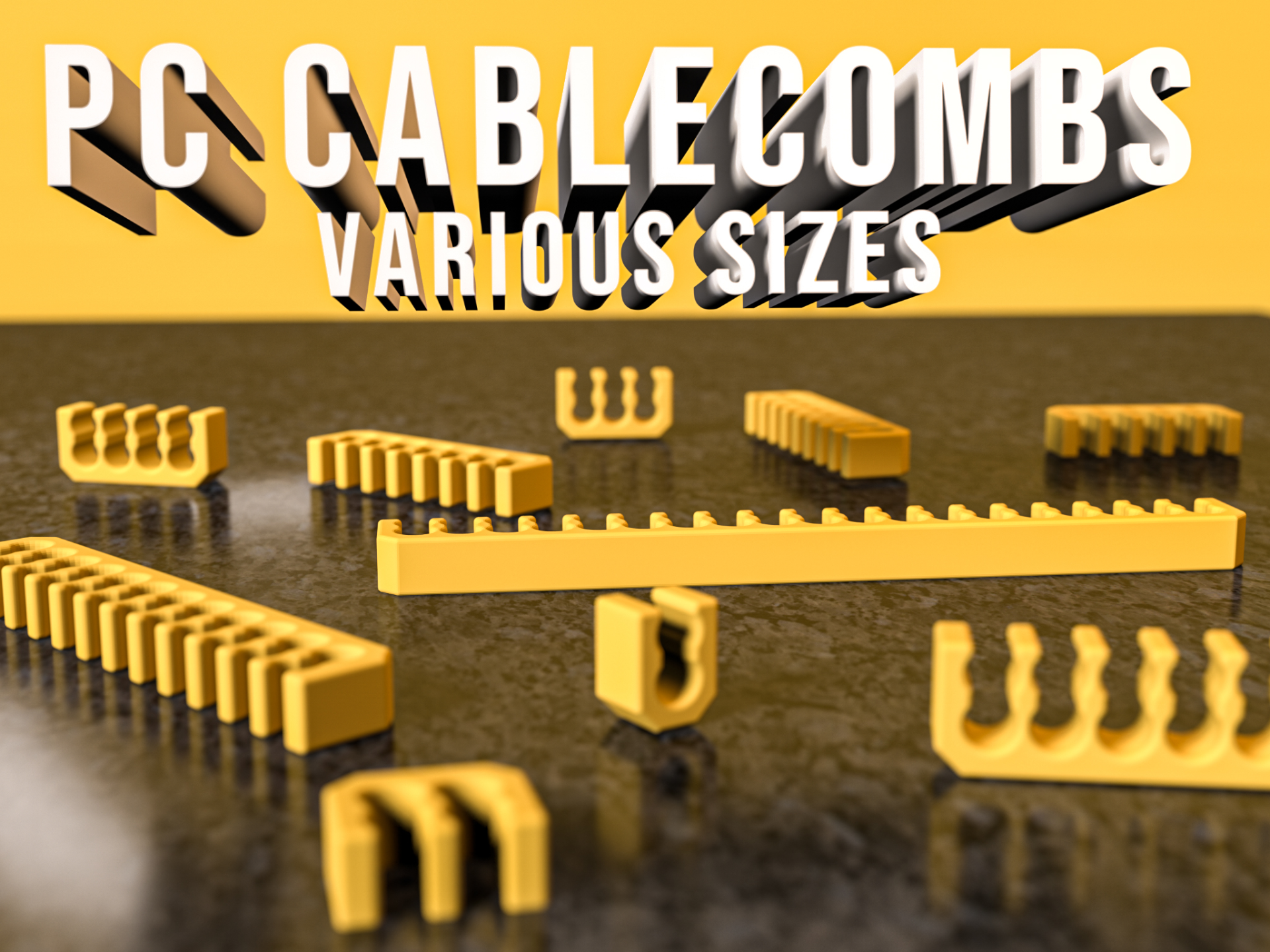 PC Cable Combs (Various Sizes)