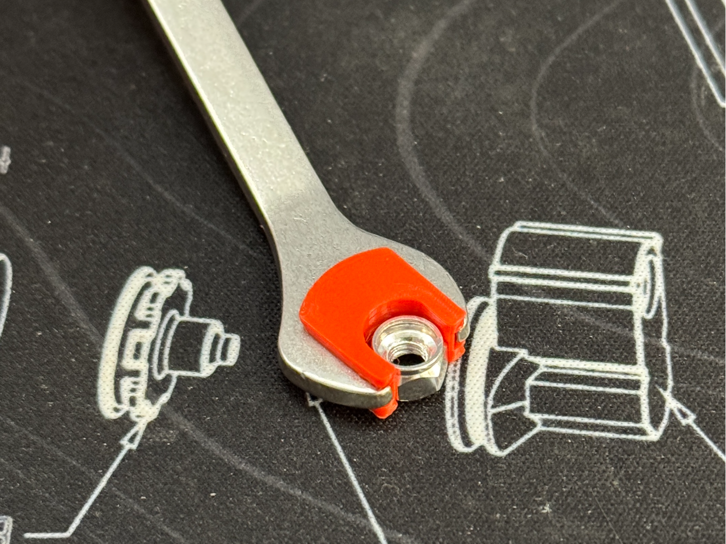 VEX VRC wrench to HCU (m4) nut adapter V1