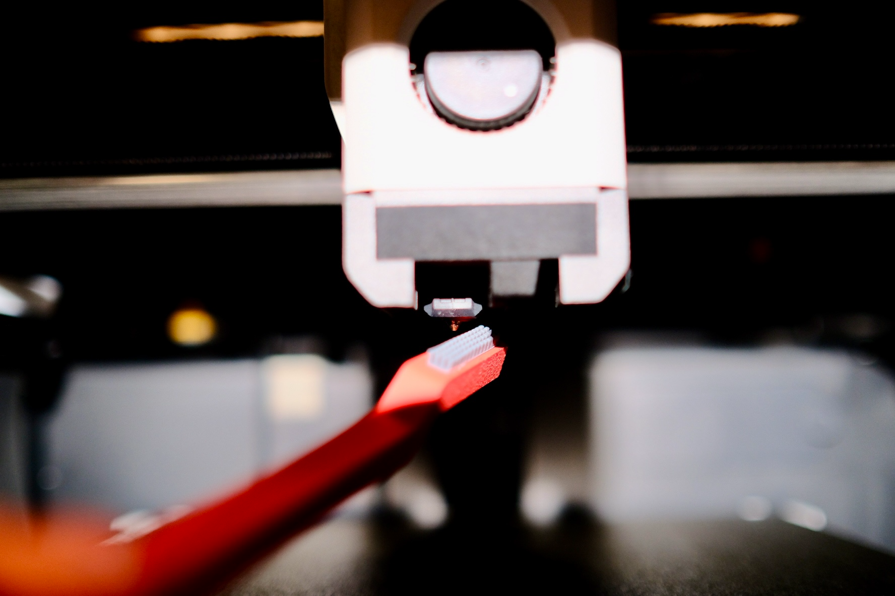 Nozzle Brush with A1  mini Heatbed Nozzle Wiper