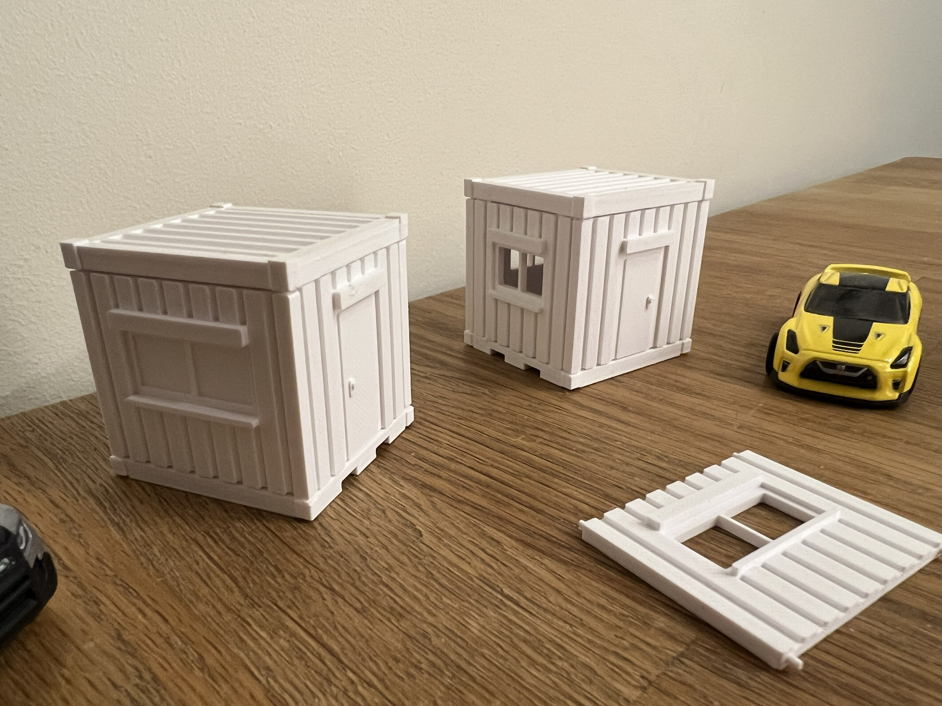 guardhouse container 1/64 scale car diorama garage