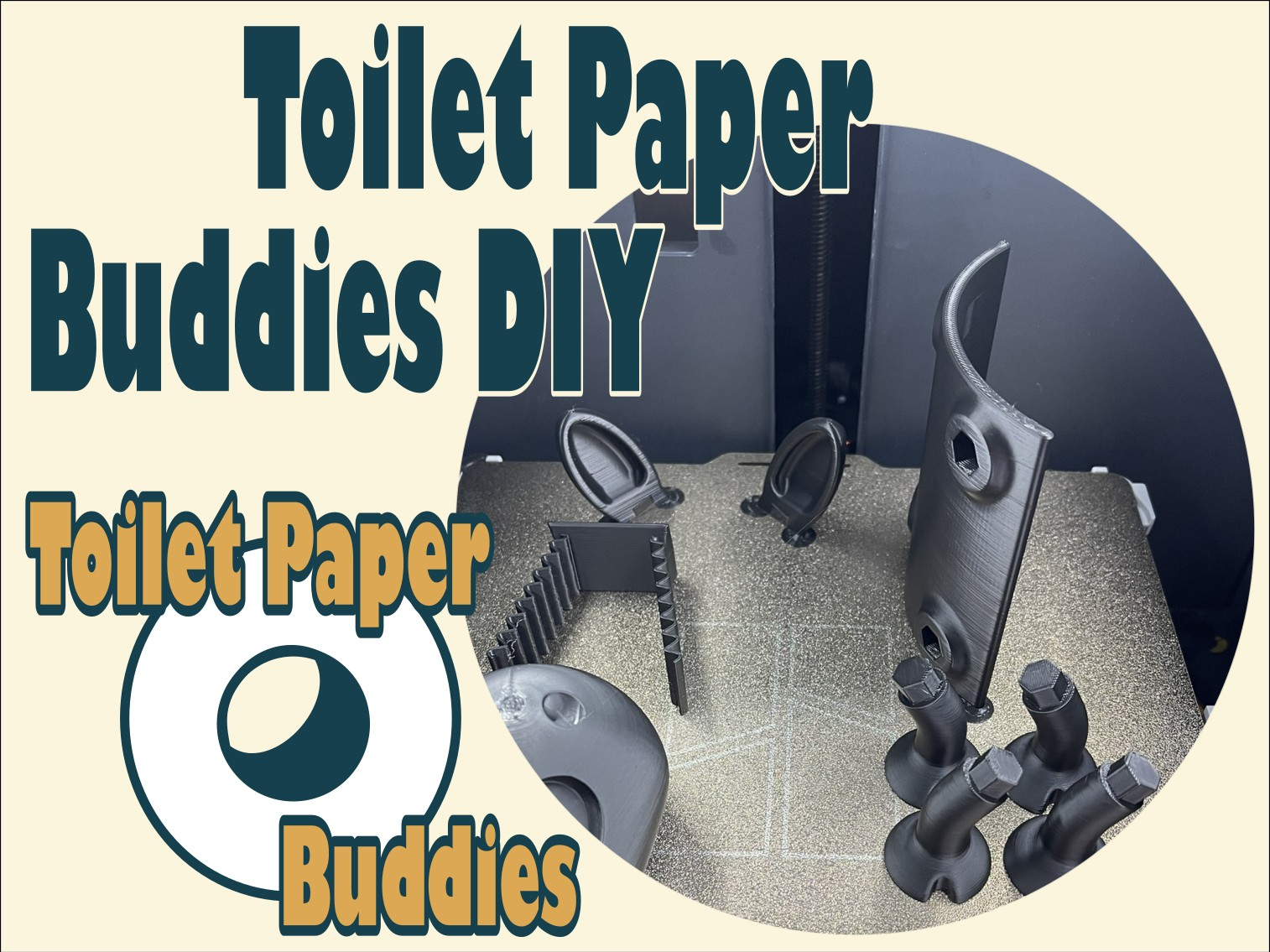 Toilet Paper Buddies DIY Kit