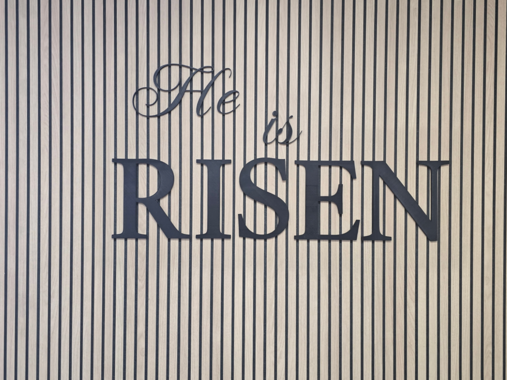 He is RISEN Decorative Church Easter Sunday Sign