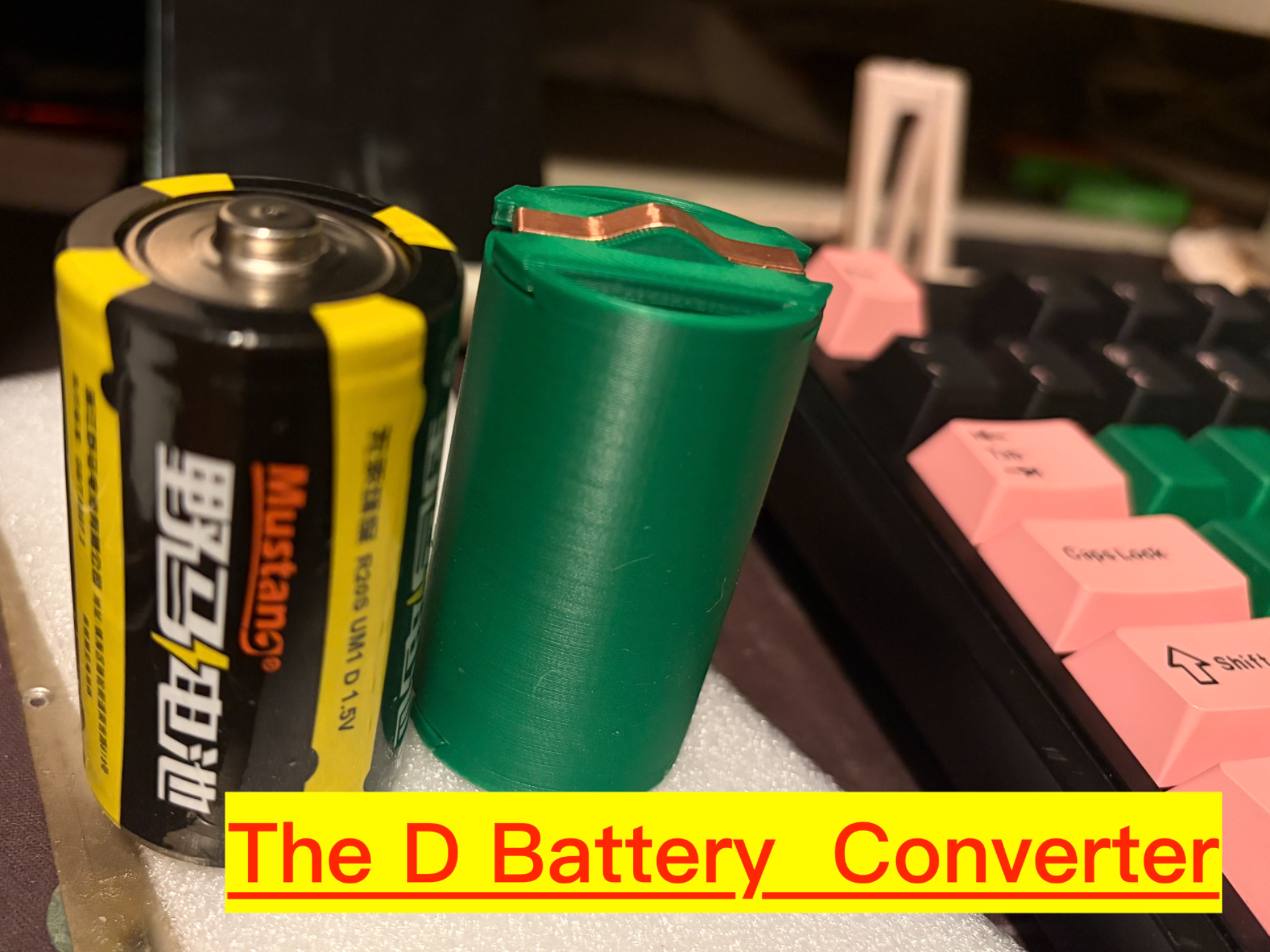 The D Battery Eliminator Converter/AA to D