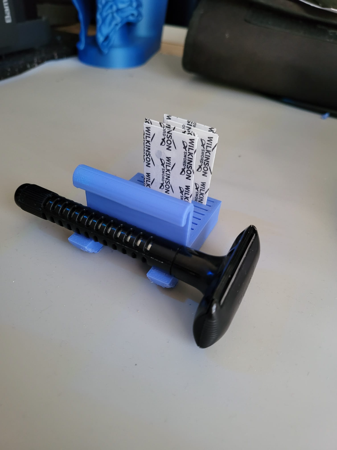 Rasierhobel Halter /  safety razor holder