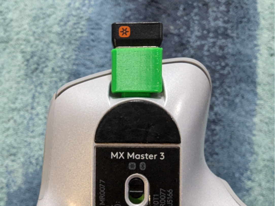 Logitech Mx Master 3 dongle holder