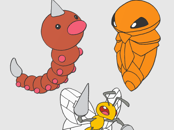 Pokemon Charaktere zum ausmalen 13 bis 15