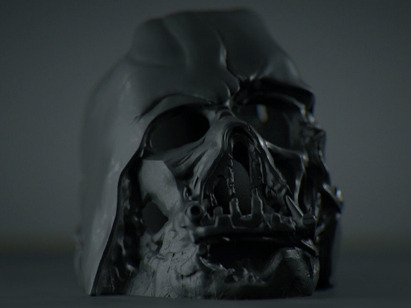 DarthVader Melted Mask