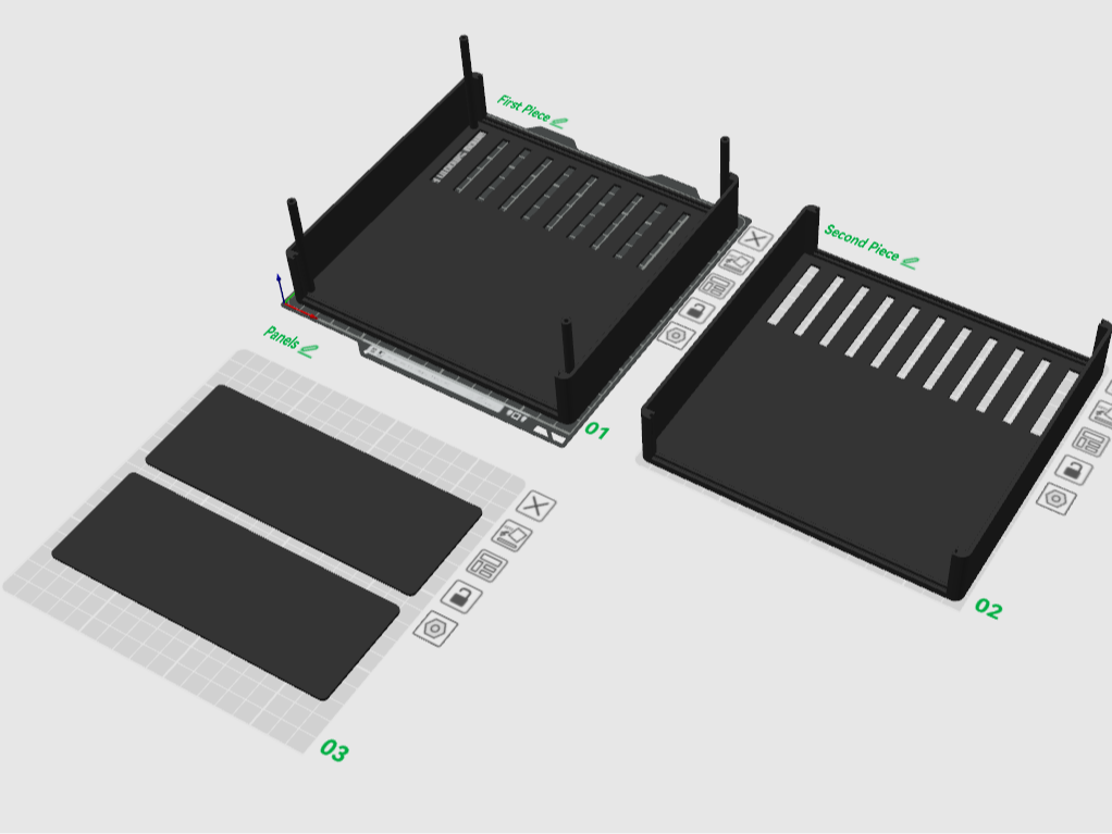 Universal Case With Panels