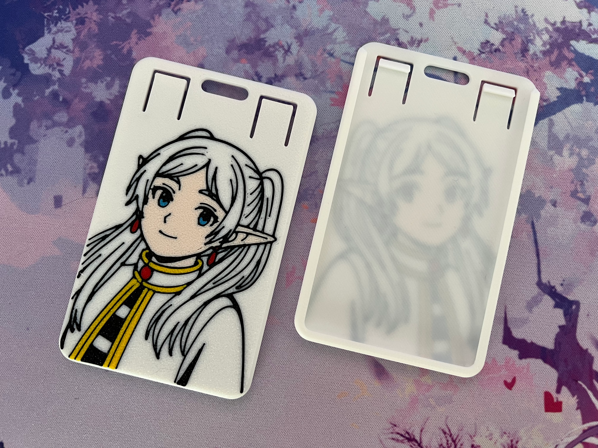Frieren themed ID Card / Badgeholder (Supportless)