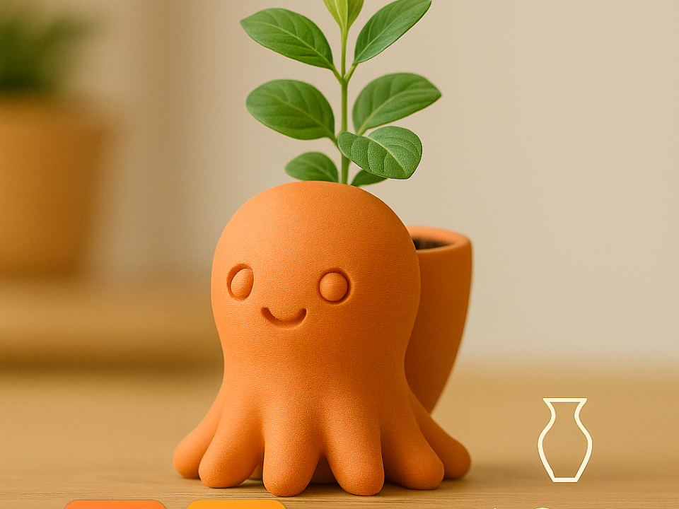 Octopus Planter – Fun Ocean-Inspired Decor
