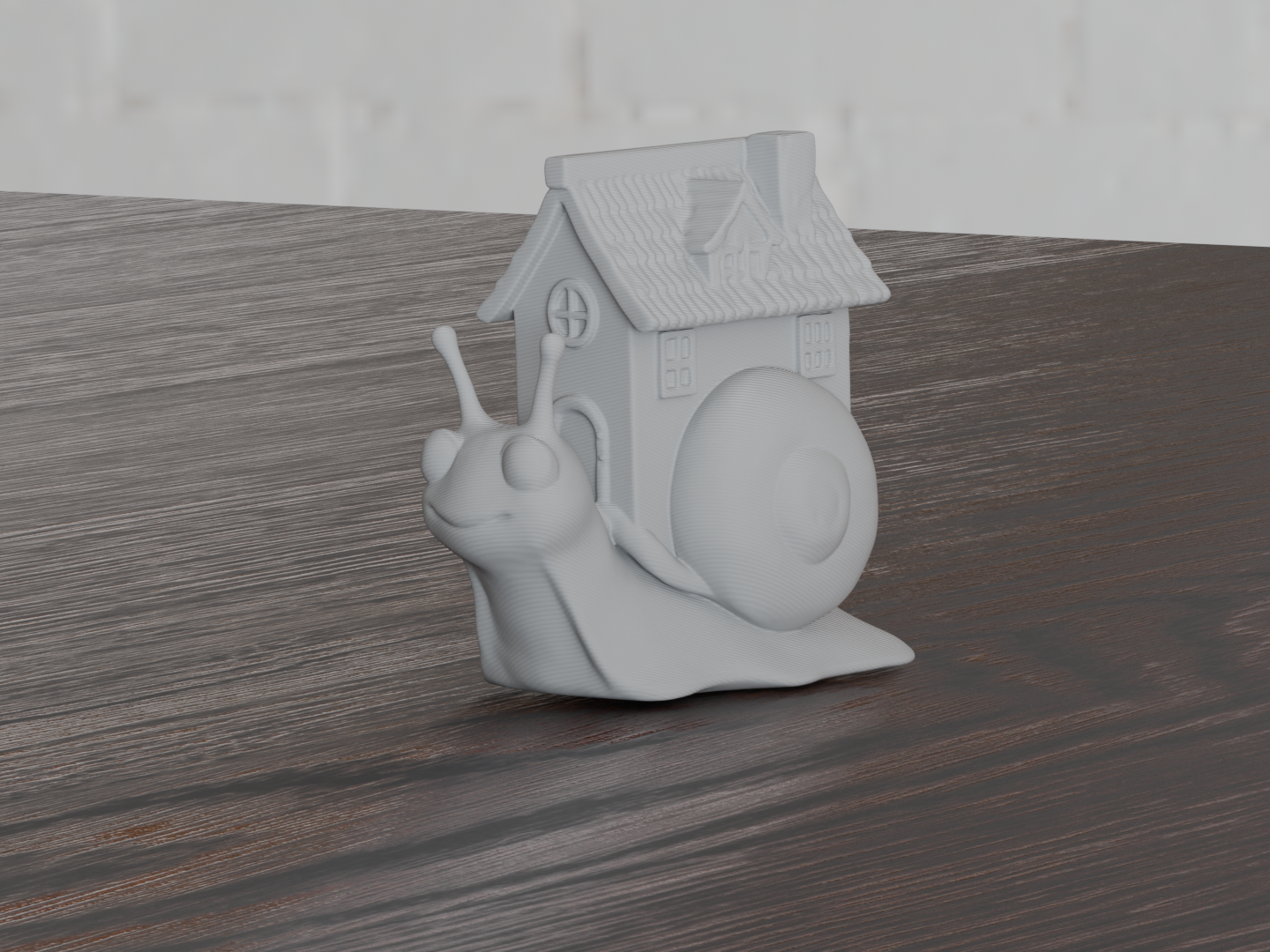 Snail with a House Shell