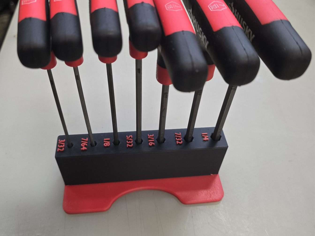 SAE Allen Wrench T Handle Holder Husky