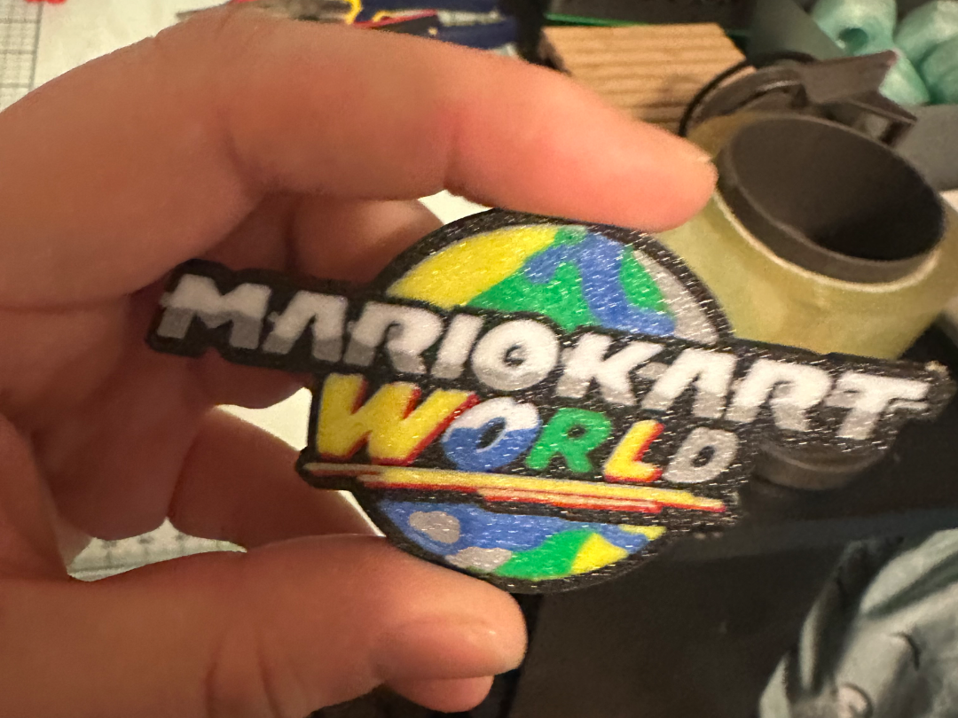 Mario Kart World Tour Magnet/Keychain