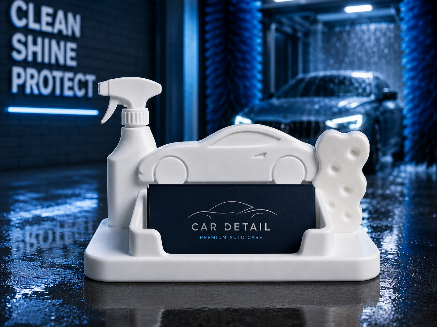 Car Detailing Business Card Holder