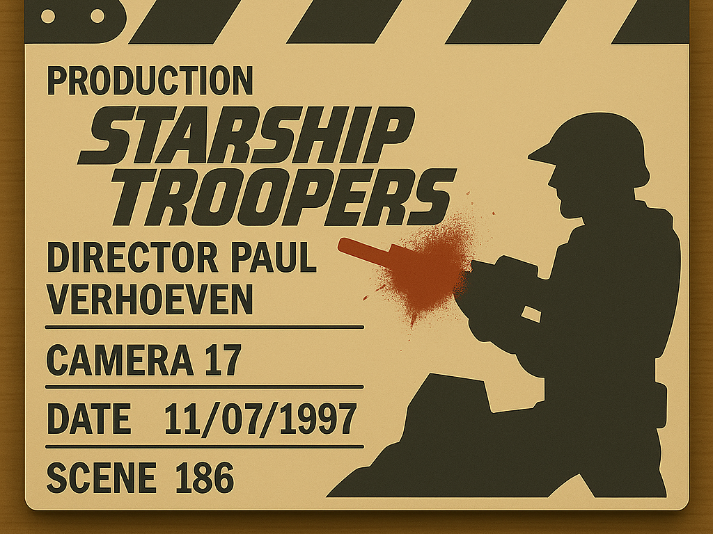 Starship Troopers Movie Clapboard