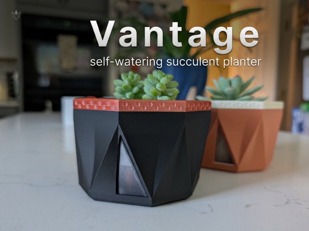 Vantage | Self-Watering with Viewable Waterline