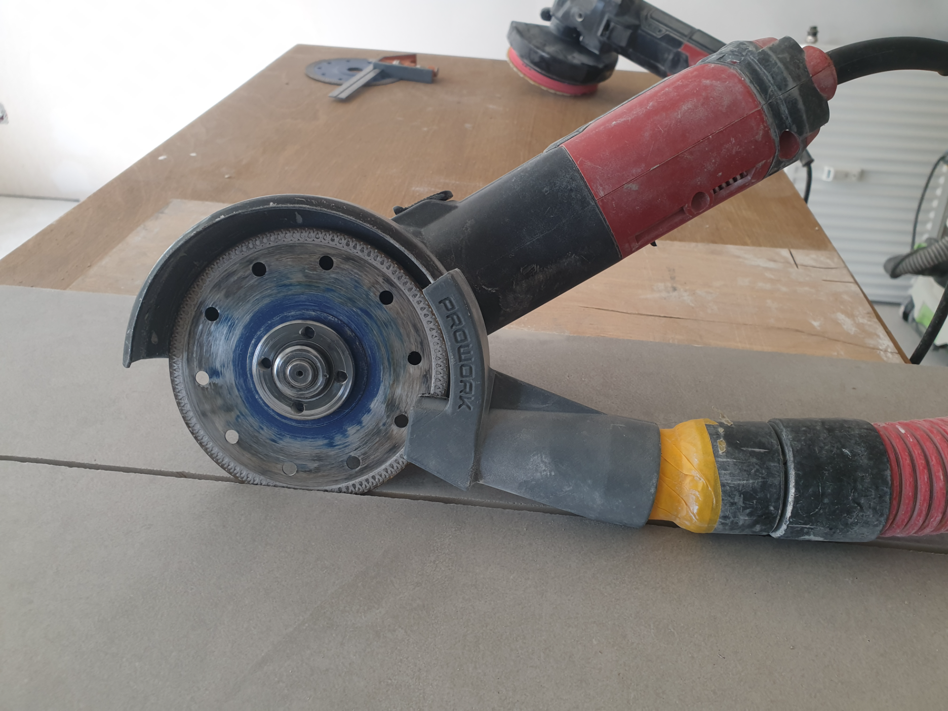 125mm edge angle grinder dust collector attachment