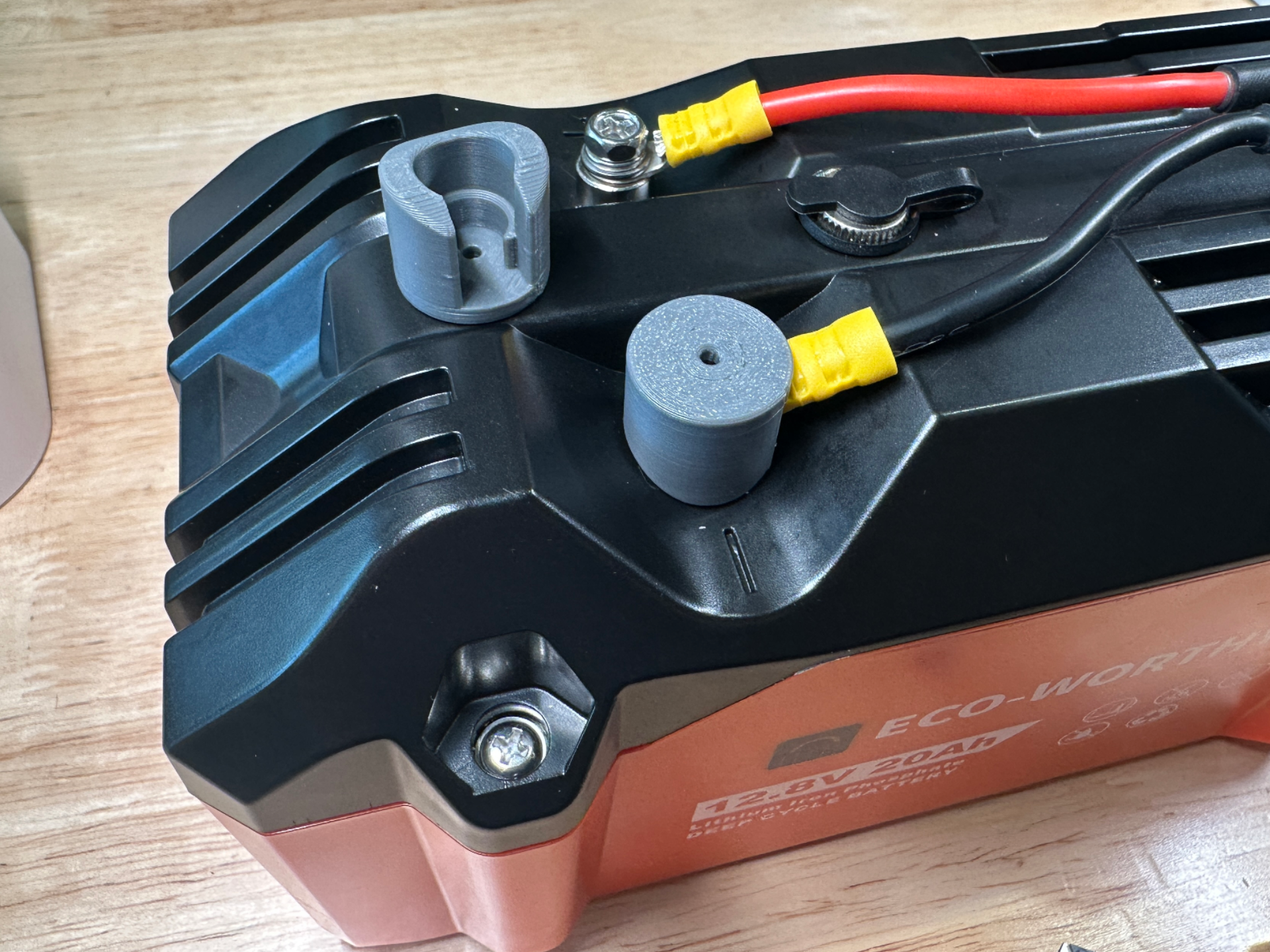 Eco-Worthy 12.8V 20Ah battery terminal cover