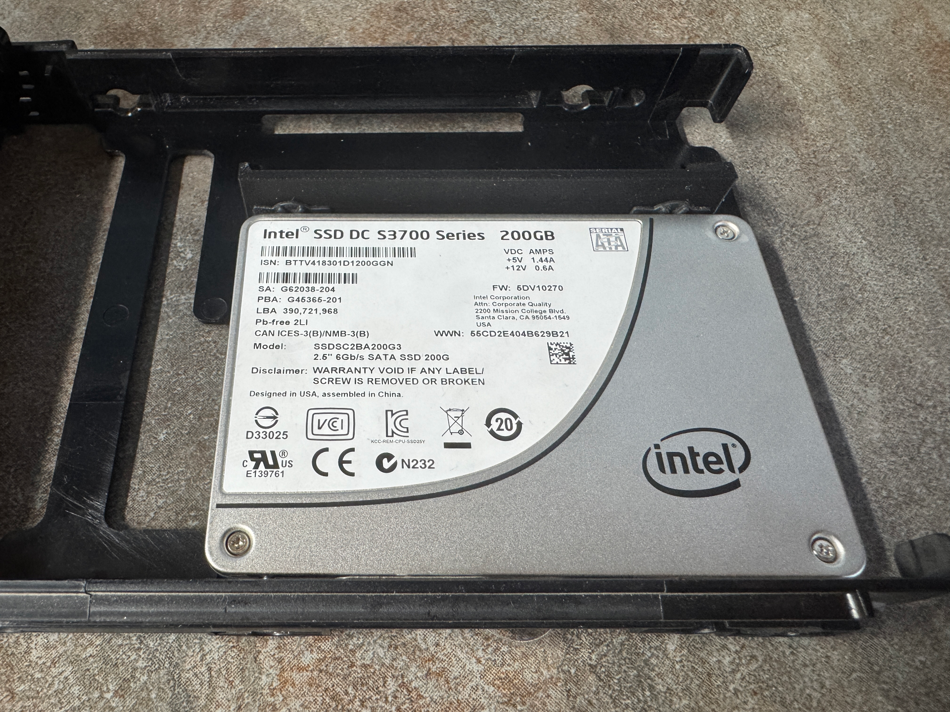 T7610 Hard Drive Caddy 3.5 to 2.5 adapter